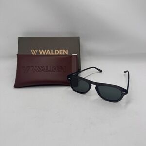 Walden Airman Sunglasses Satin Charcoal Grey Crystal WAL-AIR-SCG Mens Womens